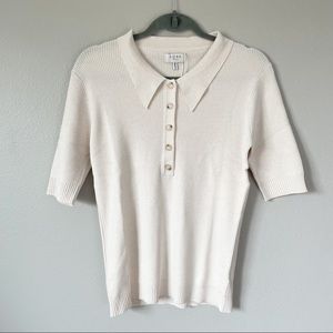 NORR Chelsea Knit Top Peterpan Chelsea Collar